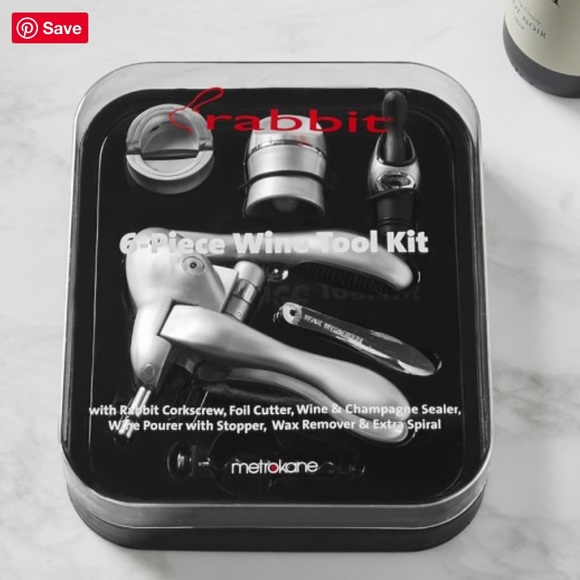 NIB Rabbit 6-Piece Wine opener Tools Set cork screw - Picture 5 of 9